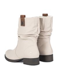 Rieker Botki Z9583-60 Beżowy. Kolor: beżowy. Materiał: materiał #2