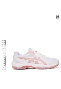 Asics Buty do tenisa Gel-Game Gs Clay/Oc 1044A082 Biały. Kolor: biały. Materiał: skóra. Sport: tenis #5