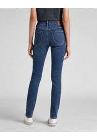 Lee - LEE FOREVERFIT DAMSKIE SPODNIE JEANSOWE JEANSY DARK SUBTLE WORN L32SOVPE 112318860