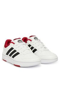 Adidas - adidas Sneakersy Hoops Classic J KI1044 Biały. Kolor: biały. Materiał: skóra #3