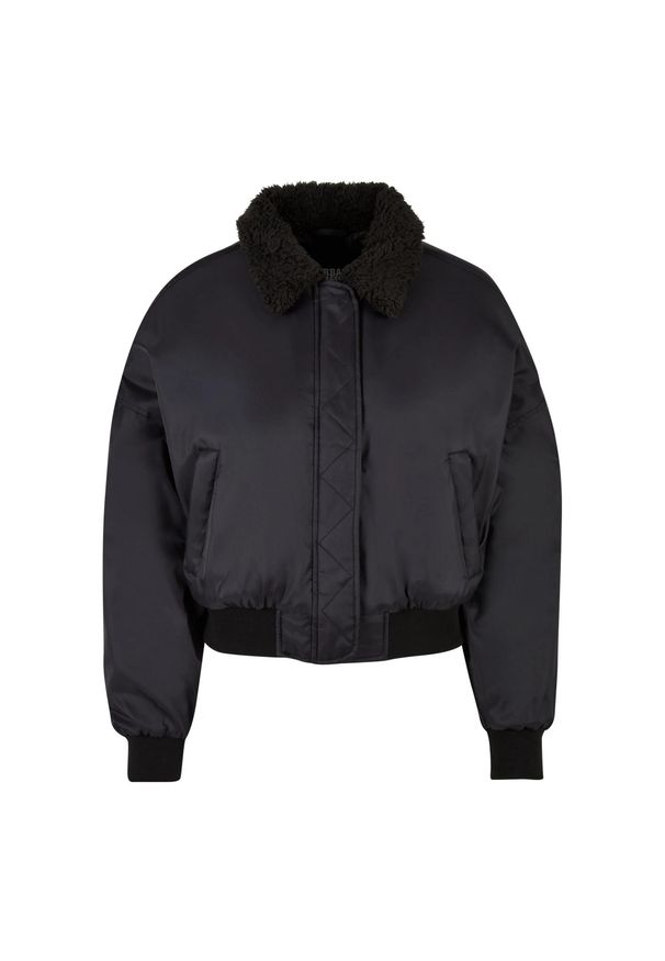 Urban Classics - Kurtka Pilotka Dla Kobiet. Kolor: czarny. Sport: turystyka piesza