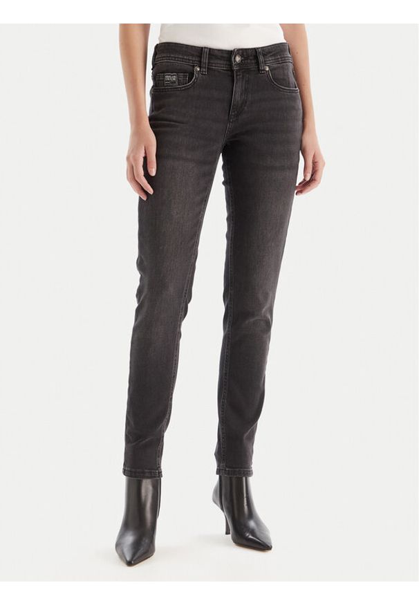 Versace Jeans Couture Jeansy 79HAB5K2 CDWRC Czarny Skinny Fit. Kolor: czarny