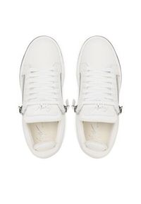 Giuseppe Zanotti Sneakersy RS30026 Biały. Kolor: biały. Materiał: skóra #7