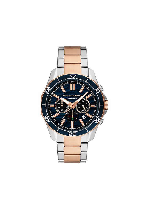 Zegarek Armani Exchange. Kolor: srebrny