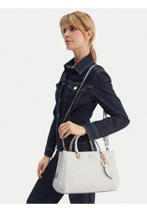 Guess Torebka Sally HWQG99 21060 Biały. Kolor: biały. Materiał: skórzane