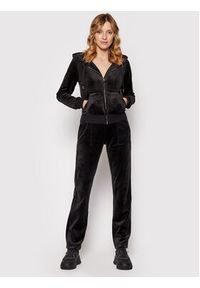 Juicy Couture Bluza Robertson JCAP176 Czarny Slim Fit. Kolor: czarny. Materiał: syntetyk #4