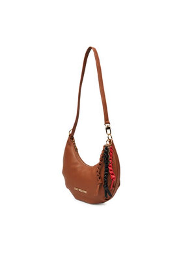 Love Moschino - LOVE MOSCHINO Torebka JC4308PP0MK1120A Brązowy. Kolor: brązowy. Materiał: skórzane