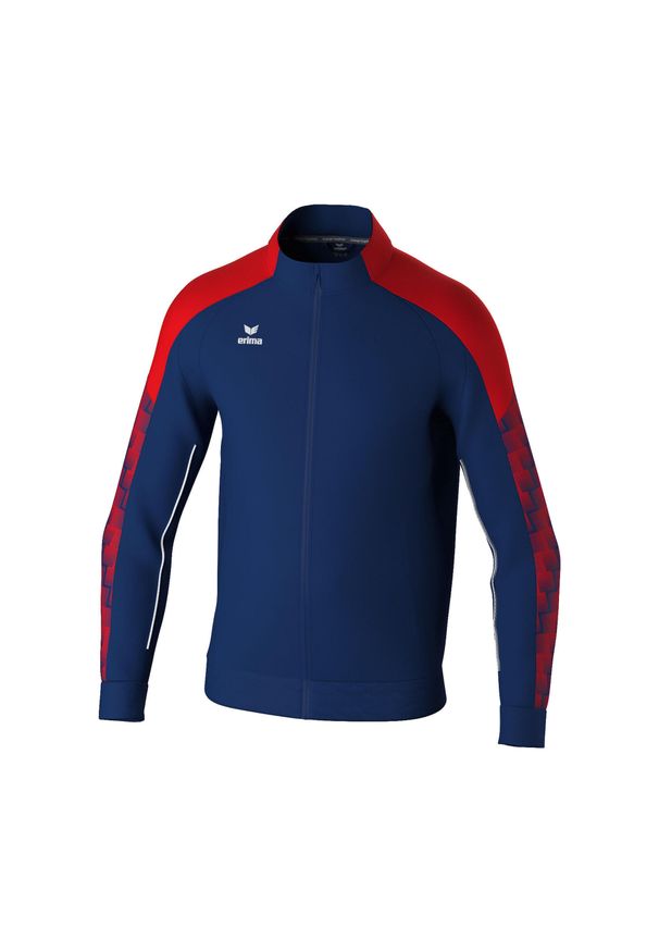 ERIMA - Dziecięca bluza dresowa Erima Evo Star. Kolor: niebieski, czerwony, wielokolorowy. Materiał: dresówka. Długość rękawa: raglanowy rękaw. Sport: piłka ręczna, fitness