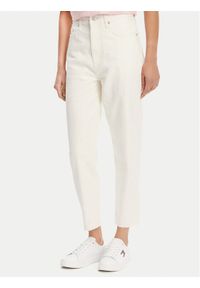 Tommy Jeans Jeansy DW0DW20042 Beżowy Mom Fit. Kolor: beżowy #1