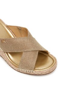 MICHAEL Michael Kors Espadryle Kenzie 40S6KZMS6D Złoty. Kolor: złoty. Materiał: materiał #3