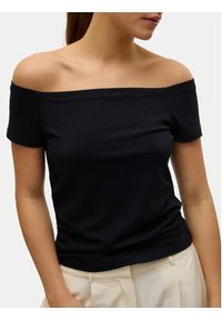 Vero Moda Bluzka Panda 10325598 Czarny Regular Fit. Kolor: czarny. Materiał: bawełna #3