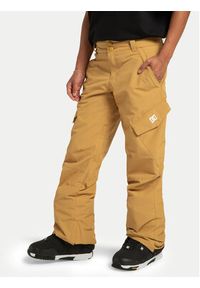 DC Shoes Spodnie snowboardowe Nonchalant ADJTP03023 Żółty Regular Fit. Kolor: żółty. Materiał: syntetyk. Sport: snowboard #4