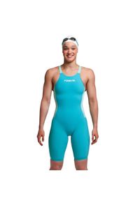 FUNKITA - Strój kąpielowy startowy damski Funkita Apex Viper Mint Machine. Kolor: zielony