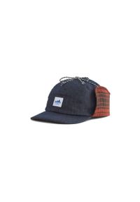 Patagonia - Czapka z daszkiem męska Range Earflap Cap. Kolor: czerwony, wielokolorowy, zielony