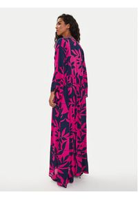 LOLA CASADEMUNT Sukienka letnia LS2416076 Różowy Regular Fit. Kolor: różowy. Materiał: wiskoza. Sezon: lato #4