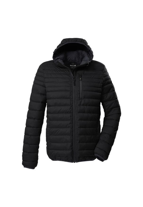 Kurtka z kapturem Killtec GW 28. Typ kołnierza: kaptur. Kolor: czarny. Materiał: puch. Sezon: zima