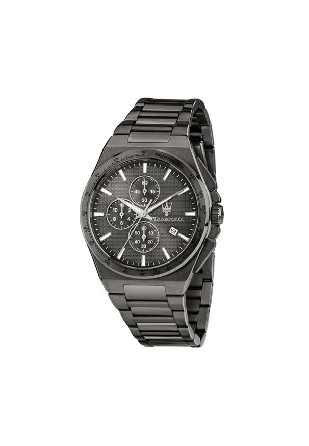 Maserati Zegarek Velocita Slim Chronograph R8873653006 Czarny. Kolor: czarny