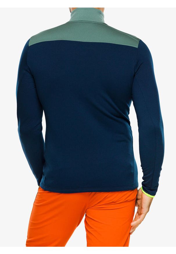ORTOVOX - Bluza termiczna męska Ortovox Fleece Light Zip Neck. Kolor: niebieski. Sezon: zima. Sport: narciarstwo