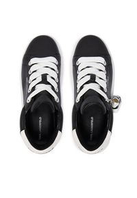 Karl Lagerfeld - KARL LAGERFELD Sneakersy Kapri KL62519 Czarny. Kolor: czarny. Materiał: skóra #6