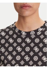Guess T-Shirt V5YI04 I3Z14 Czarny Regular Fit. Kolor: czarny. Materiał: bawełna