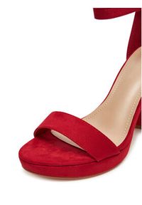 DeeZee Sandały SE008 Czerwony. Kolor: czerwony. Materiał: materiał #2