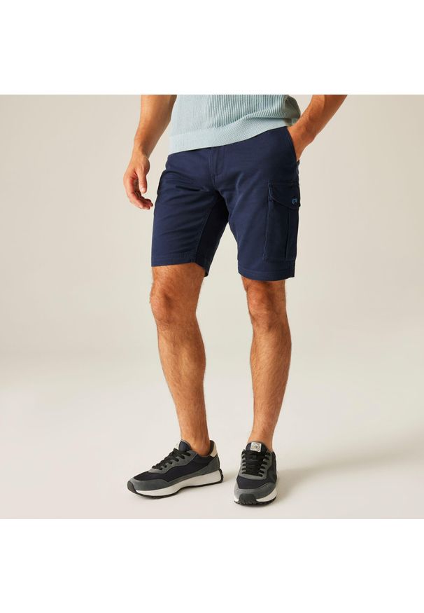 Regatta - Spodenki turystyczne męskie Bendrick. Kolor: czerwony. Sport: turystyka piesza