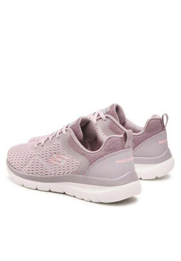 skechers - Skechers Sneakersy Quick Path 12607/LAV Różowy. Kolor: różowy. Materiał: materiał