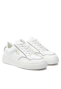 Armani Exchange - Kapcie ARMANI EXCHANGE XDX160 XV888 Biały. Kolor: biały. Materiał: syntetyk, tkanina. Styl: sportowy. Sport: turystyka piesza