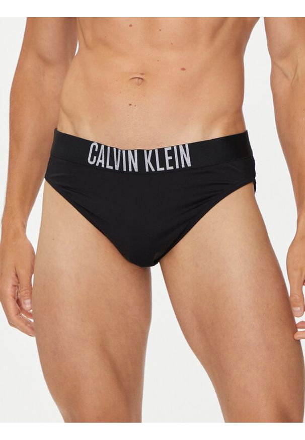 Calvin Klein Swimwear Kąpielówki KM0KM01057 Czarny. Kolor: czarny. Materiał: syntetyk