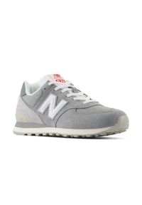 Sneakersy męskie New Balance U574BKR. Okazja: na co dzień, do pracy, na spacer. Kolor: szary. Model: New Balance 574. Sport: turystyka piesza #8