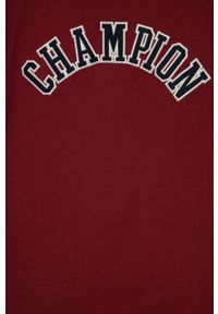 Champion T-shirt bawełniany dziecięcy 305776 kolor bordowy gładki. Okazja: na co dzień. Kolor: czerwony. Materiał: bawełna. Wzór: gładki. Styl: casual #3