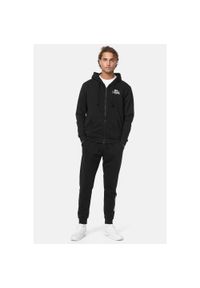 Dres z kapturem o regularnym kroju Lonsdale Lhanbryde. Kolor: wielokolorowy, biały, czarny. Materiał: dresówka #1