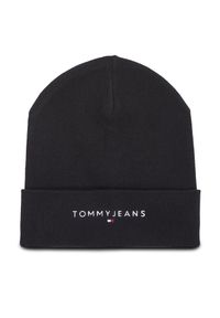 Czapka Tommy Jeans. Kolor: czarny