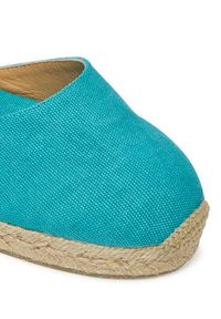 Castañer Espadryle Carina/6/002 021644 Turkusowy. Kolor: turkusowy. Materiał: materiał