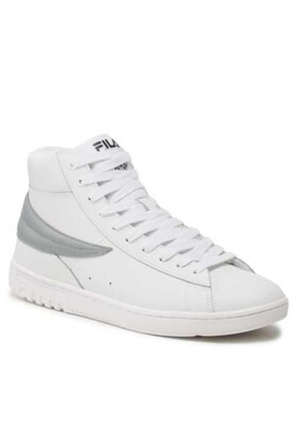 Fila Sneakersy Highflyer L Mid Wmn FFW0205.13205 Biały. Kolor: biały. Materiał: skóra