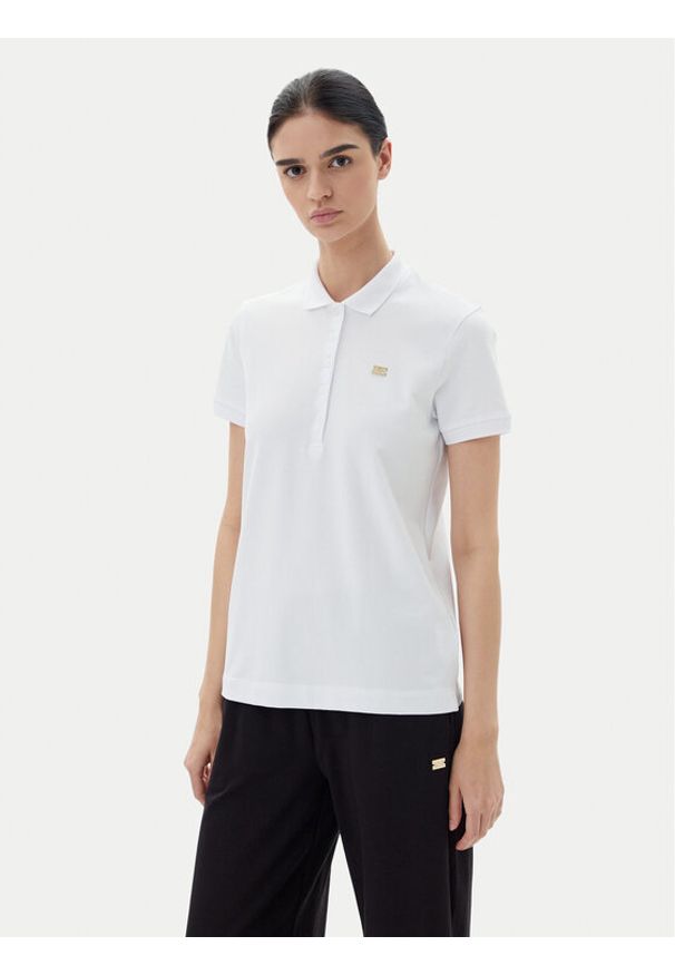 EA7 Emporio Armani Polo 7W000030 AF12450 U0002 Biały Regular Fit. Typ kołnierza: polo. Kolor: biały. Materiał: bawełna