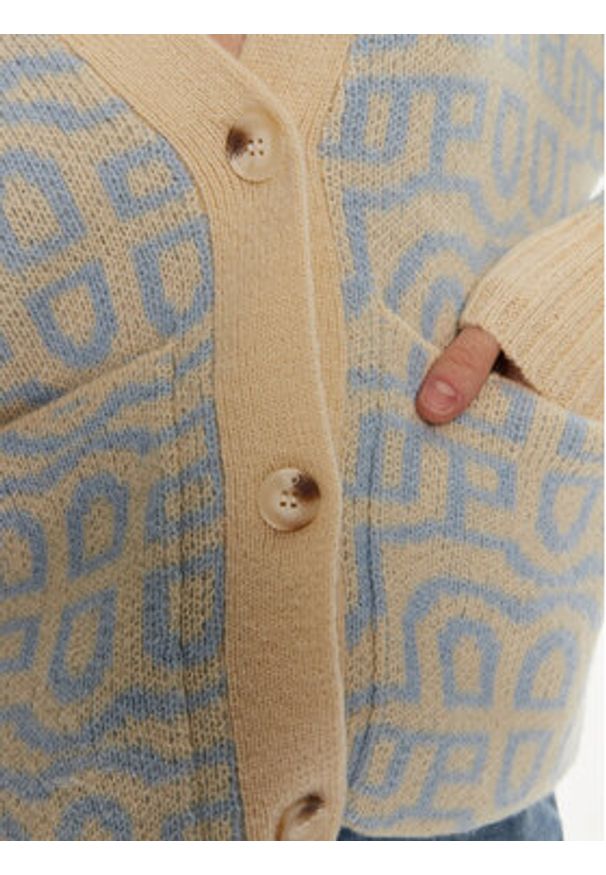 Munthe Kardigan Talhua 243161824375 Kolorowy Relaxed Fit. Materiał: syntetyk. Wzór: kolorowy