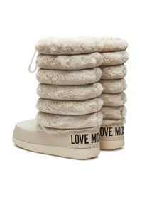 Love Moschino - LOVE MOSCHINO Śniegowce JA24312G0LISH120 Écru. Materiał: materiał #3