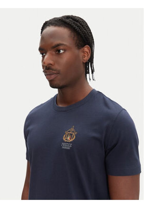 Aeronautica Militare T-Shirt 251TS2391J592 Granatowy Regular Fit. Kolor: niebieski. Materiał: bawełna