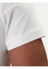 Versace Jeans Couture T-Shirt 80GAHE02 CJ00E Biały Regular Fit. Kolor: biały. Materiał: bawełna #5