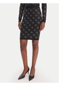 Guess Spódnica midi W6RD0O Z3JD2 Czarny Regular Fit. Kolor: czarny. Materiał: syntetyk #1