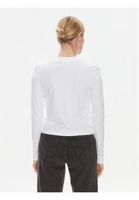 Calvin Klein Jeans Bluzka J20J222644 Biały Regular Fit. Kolor: biały. Materiał: bawełna