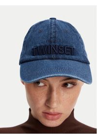 TwinSet - TWINSET Czapka z daszkiem 251LL5BAA Niebieski. Kolor: niebieski. Materiał: bawełna #3