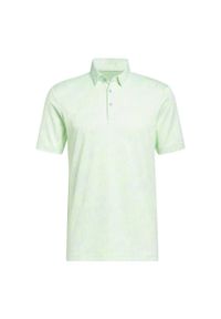 Adidas - Koszulka polo Aerial Jacquard. Typ kołnierza: polo. Kolor: żółty. Materiał: materiał. Styl: sportowy, elegancki