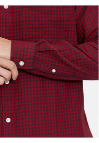 Wrangler Koszula jeansowa 112345376 Bordowy Regular Fit. Kolor: czerwony. Materiał: bawełna #5