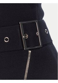 BOSS Spódnica midi Feliora 50542878 Granatowy Regular Fit. Kolor: niebieski. Materiał: wiskoza