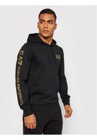 EA7 Emporio Armani Bluza 7M000569 AF13512 MC004 Czarny Regular Fit. Kolor: czarny. Materiał: bawełna #1