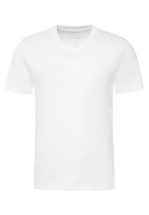 Tom Tailor Komplet t-shirtów 1037738 Biały Regular Fit. Kolor: biały. Materiał: bawełna