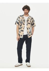 Only & Sons Koszula Piero 22034082 Beżowy Relaxed Fit. Kolor: beżowy. Materiał: syntetyk, bawełna #4