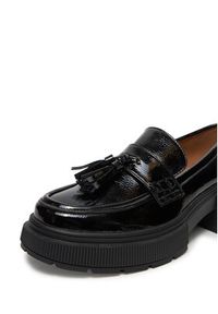 DeeZee Loafersy 60166-2 Czarny. Kolor: czarny. Materiał: syntetyk, materiał #2